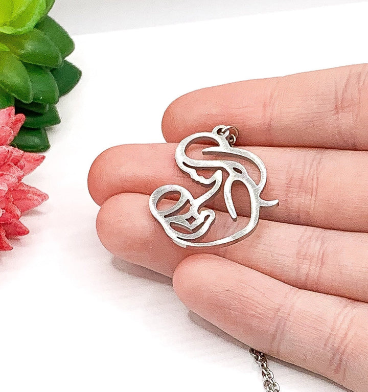 « L’amour dans chaque goutte », citation sur l’allaitement, collier maman et bébé, cadeau d’allaitement, cadeau de soutien aux mamans allaitantes, cadeau d’encouragement attentionné