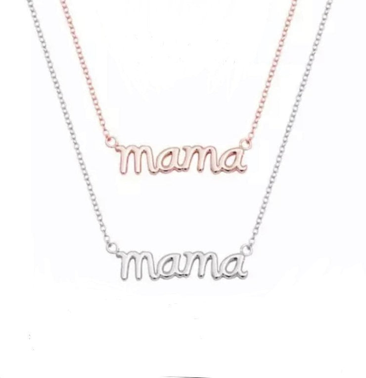 Mama Necklace, Uplifting Gift for Mother, Motivational Card, Affirmation for Mom, Mommy Necklace, Supportive Friend Gift, Keep Going Mama