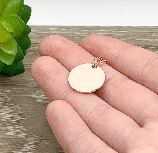 Besties Necklace, Minimalist Jewelry, Gift for Best Friend, Bestie Jewelry Gift for Her, Teen Girl Gift, Simple Engraved Necklace, Birthday