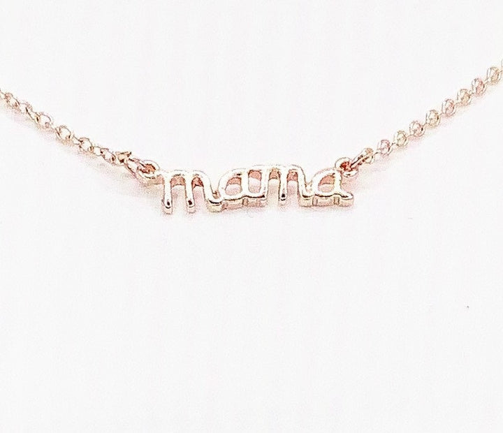 Dainty Mama Necklace, Got It From My Mama Card, Gift from Daughter, Mother’s Day Jewelry, Mom Gift from Kids, Mama Christmas for Her
