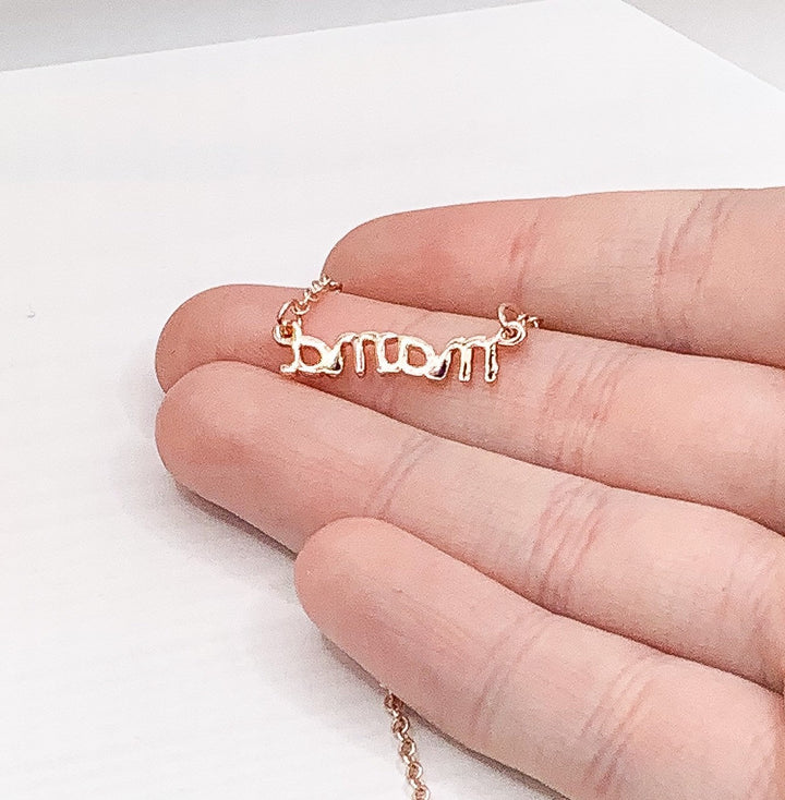 Mama Necklace, Uplifting Gift for Mother, Motivational Card, Affirmation for Mom, Mommy Necklace, Supportive Friend Gift, Keep Going Mama