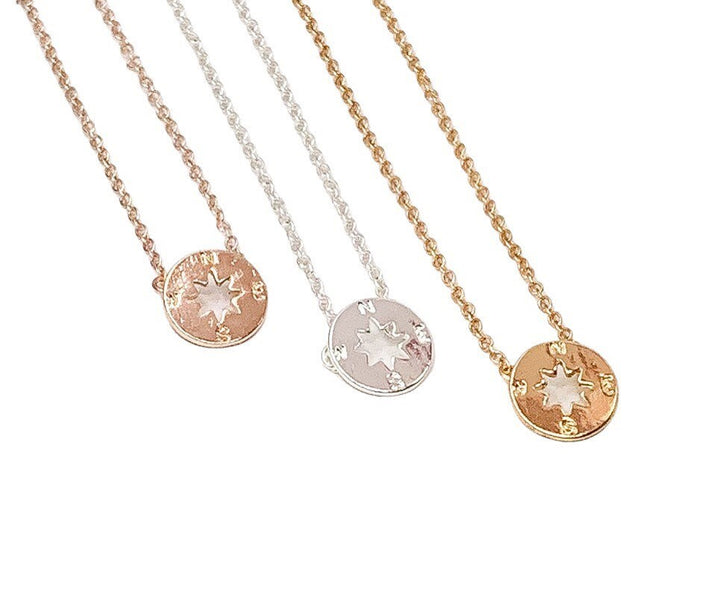 Carte « Tu es ma boussole », Collier mini boussole, Collier pour meilleures amies, Cadeau d'amitié, Cadeau d'anniversaire pour une amie, Cadeau pour ma meilleure amie, Cadeau de Noël