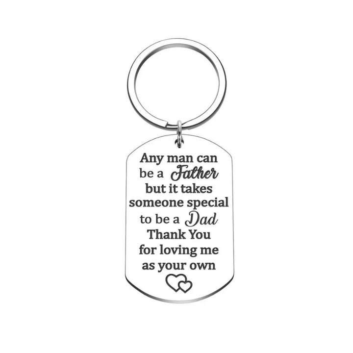 Someone Special To Be A Dad Quote, Father Keychain, Stepfather Gift, Bonus Dad Gift, Gift from Stepdaughter, Gift from Stepson, Birthday