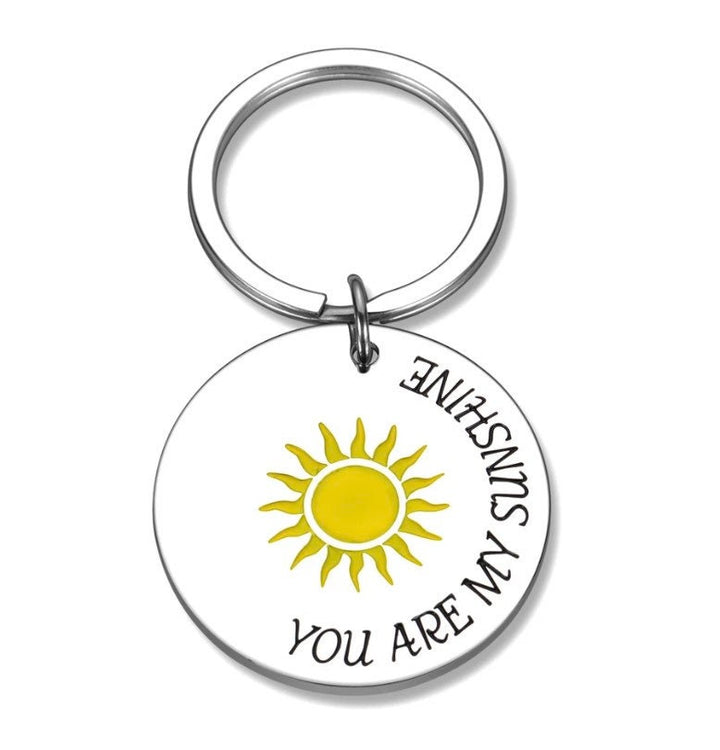 Porte-clés « Tu es mon rayon de soleil », Porte-clés avec citation, Cadeau pour femme, Cadeau d'amitié, Cadeau d'anniversaire pour elle, Cadeau pour petite amie, Porte-clés pour femme