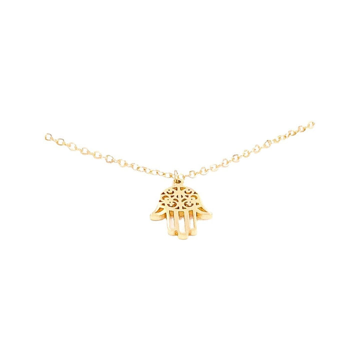 Collier Main de Hamsa en argent, cadeau de protection, bijou spirituel, collier Main de Fatima, cadeau de Hanoukka, porte-bonheur, chiromancie