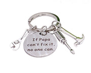 Grandpa Keychain, Grandfather Gift, Gift from Grandkids, If Grandpa Can’t Fix It, Gift for Dad, Gift from Grandson, Gift for Him, Handyman