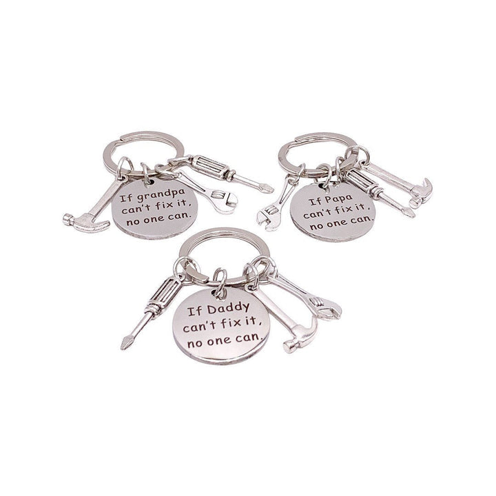 Porte-clés Papi, Cadeau pour grand-père, Cadeau des petits-enfants, Si Papi ne peut pas le réparer, Cadeau pour papa, Cadeau du petit-fils, Cadeau pour lui, Bricoleur
