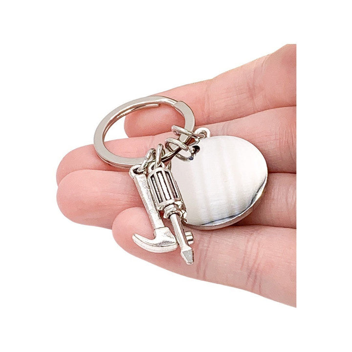 Porte-clés Papa, Porte-clés Grand-père, Cadeau Fête des Pères, Si Papa ne peut pas le réparer, Cadeau pour Papa, Cadeau de Fils, Cadeau pour Lui, Noël