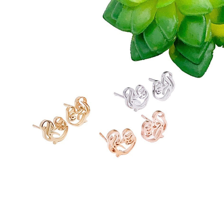 Boucles d'oreilles d'allaitement, bijoux maman et bébé, cadeau d'allaitement, cadeau de soutien aux mamans allaitantes, cadeau d'encouragement attentionné