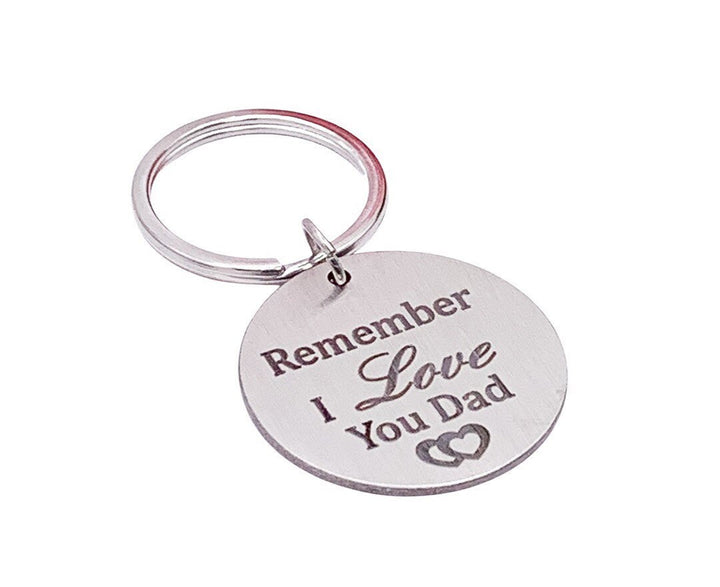 Son Gift from Dad, Remember I Love You, Going Away Gift, College Keychain, Teen Keychain, Student Gift, Moving Away Gift for Daughter