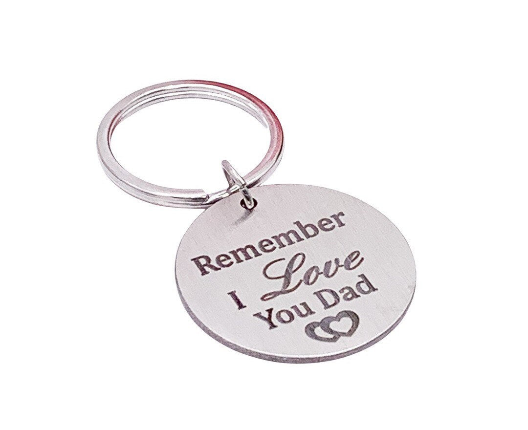 Son Gift from Mom, Remember I Love You, Going Away Gift, College Keychain, Teen Keychain, Student Gift, Moving Away Gift for Daughter