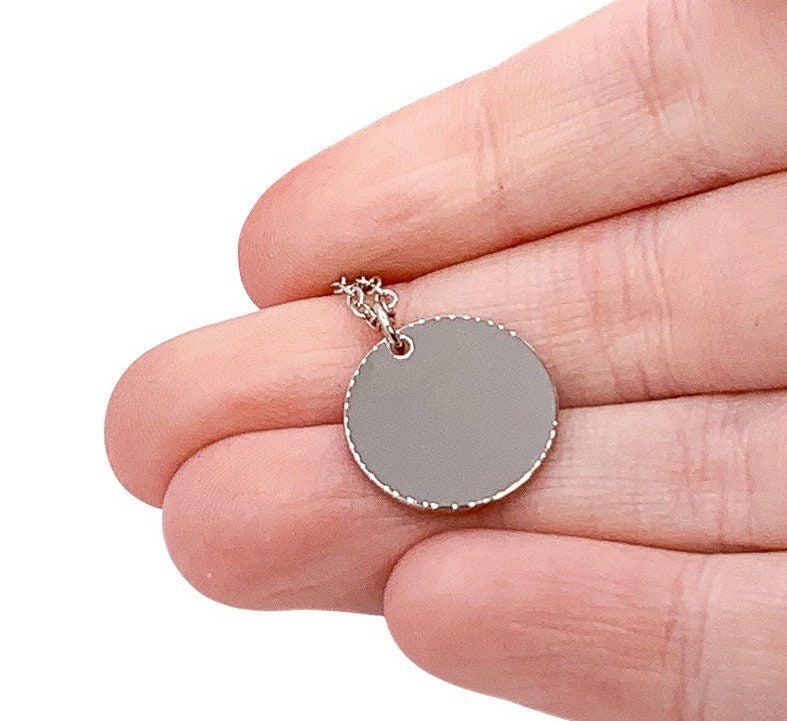 Collier béni, Bijou spirituel, Collier religieux, Bijou symbolique, Cadeau pour une amie, Collier délicat pour elle, Bijou minimaliste