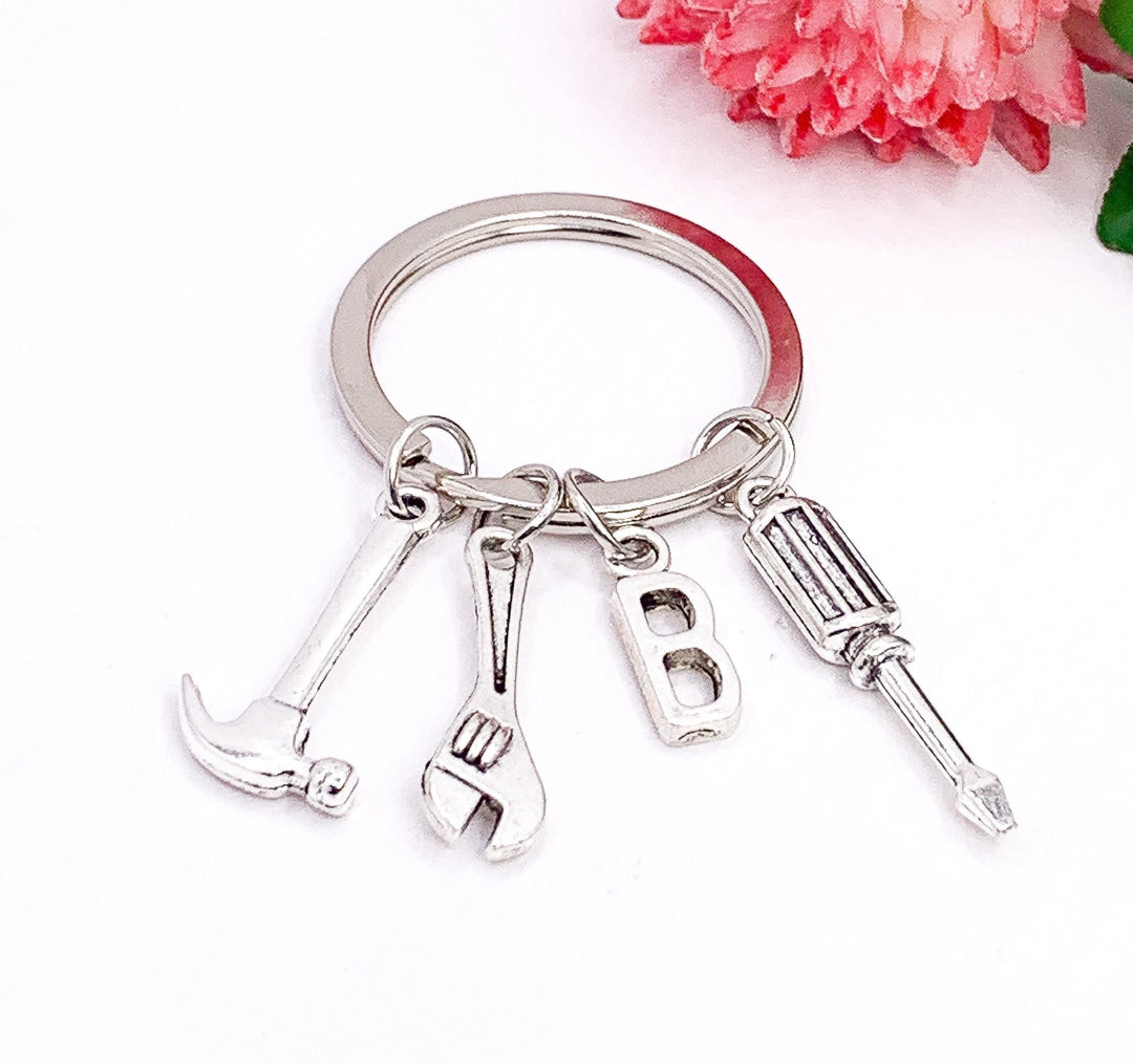 Porte-clés bricoleur, Porte-clés outils, Porte-clés marteau, Porte-clés tournevis, Porte-clés papa, Cadeau fête des pères, Cadeau papa des enfants, Cadeau pour lui