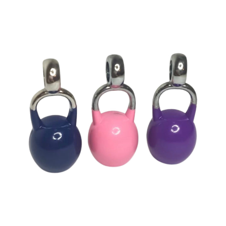 Breloques kettlebell arc-en-ciel, bijoux de fitness bleus, jaunes, verts, violets, noirs et roses, cadeau pour coach sportif, bijoux de gym, CrossFit