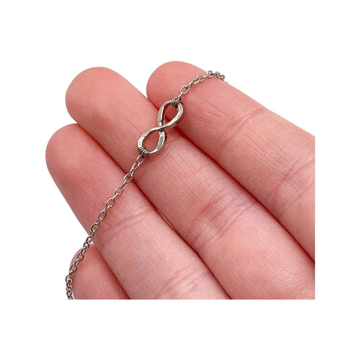 Carte « Tu es assez », Collier délicat avec symbole de l'infini, Cadeau d'affirmation, Collier éternité, Petit cadeau de Noël, Tu es digne, Cadeau de Noël