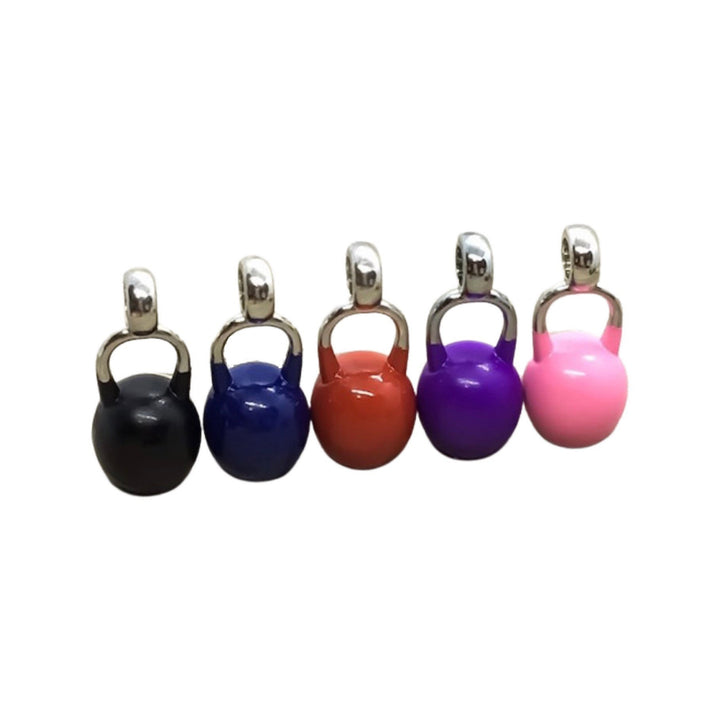 Breloques kettlebell arc-en-ciel, bijoux de fitness bleus, jaunes, verts, violets, noirs et roses, cadeau pour coach sportif, bijoux de gym, CrossFit