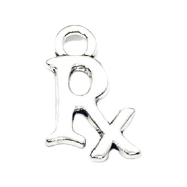 1 Tiny RX Charm, Individual Charms, Medical Charms, Prescription Charm, Doctor Charms, Pharmacy Charms, Gift for Pharmacist, MD Charms