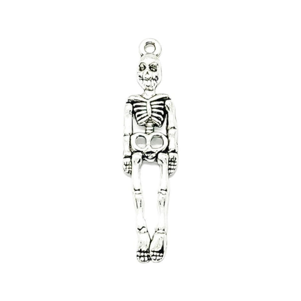 1 Skeleton Charm, Individual Charms, Anatomy Charms, Biology Charms, Nursing Charm, Doctor Charms, Bone Charms, Jewelry Findings, DIY