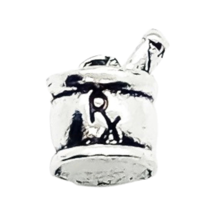 1 Mortar and Pestle Charm, Individual Charms, Medical Charms, Prescription Charm, Doctor Charms, Pharmacy Charms, Gift for Pharmacist