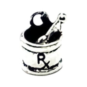 1 Mortar and Pestle Charm, Individual Charms, Medical Charms, Prescription Charm, Doctor Charms, Pharmacy Charms, Gift for Pharmacist