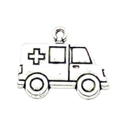 1 Ambulance Charm, Individual Charms, Medical Charms, Paramedic Charm, Hospital Charms, EMT Charms, First Responder Gift, DIY Jewelry