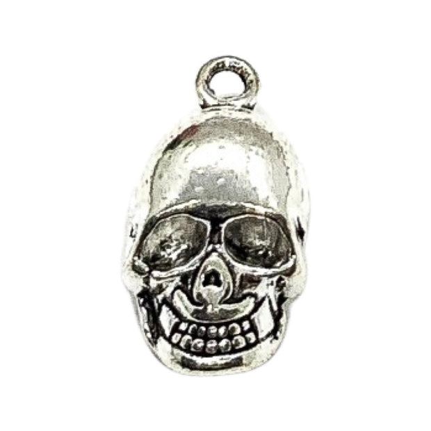 1 Skull Charm, Individual Charms, Anatomy Charms, Biology Charms, Nursing Charm, Doctor Charms, Bone Charms, Jewelry Findings, DIY