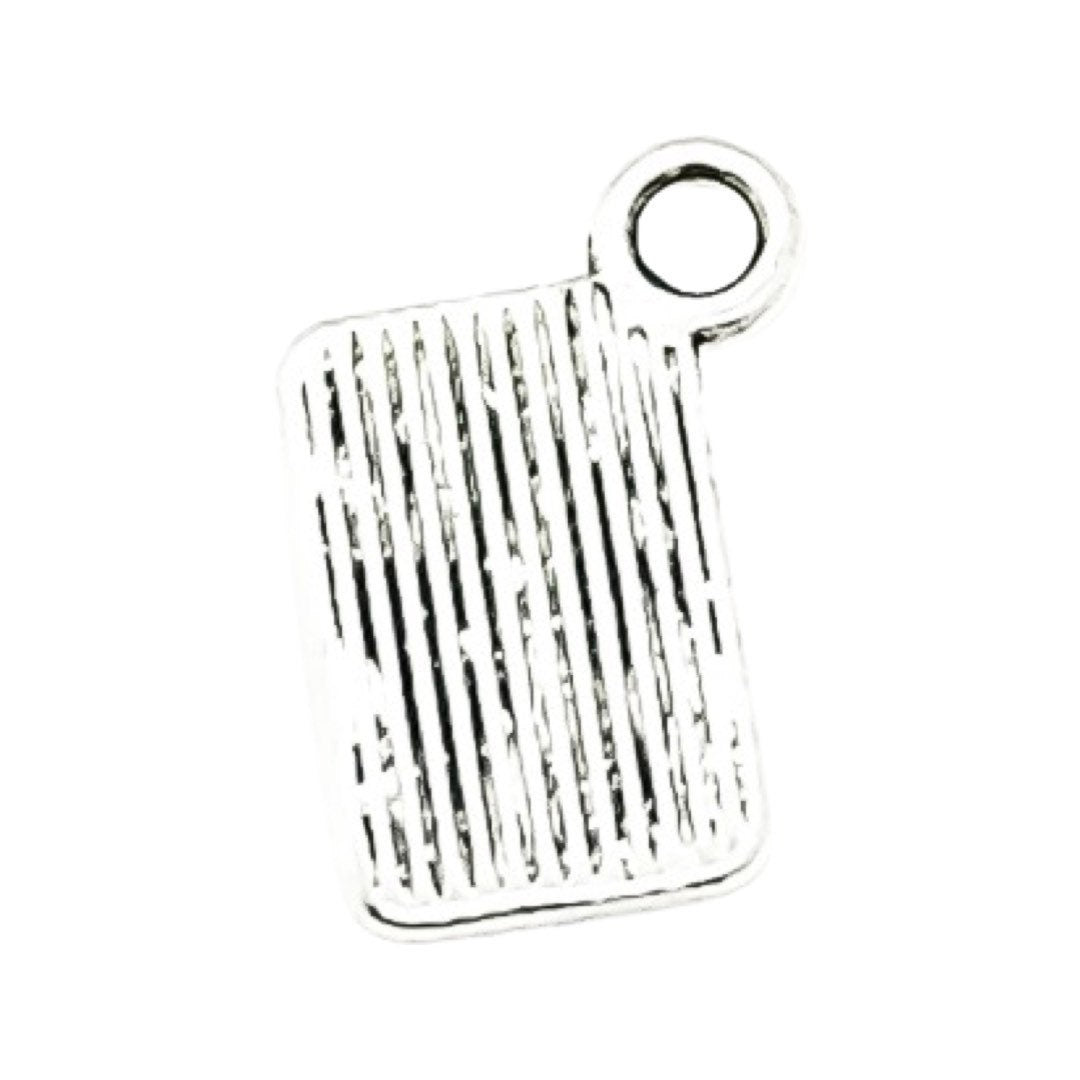 1 Muffin Pan Charm, Individual Charm, Baking Tray Charms, Baking Sheet Charms, Baker Jewelry, Muffin Charms, Kitchen Charms, Miniature Pan