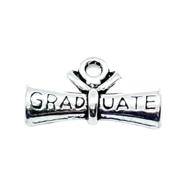 1 Diploma Charm, Individual Charms, Graduation Charms, Grad Student Charm, Student Charm, School Charms, Class of 2019 Charm, Diploma Charms