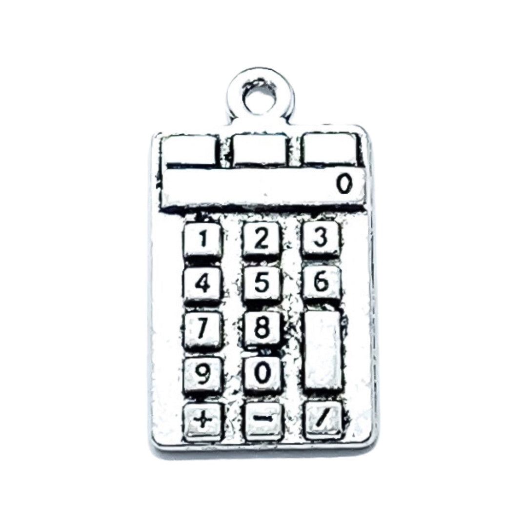 1 Calculator Charm, Individual Charms, School Charms, Teacher Charm, Education Charm, Math Charm, CPA, Accountant Gift, Math Gift