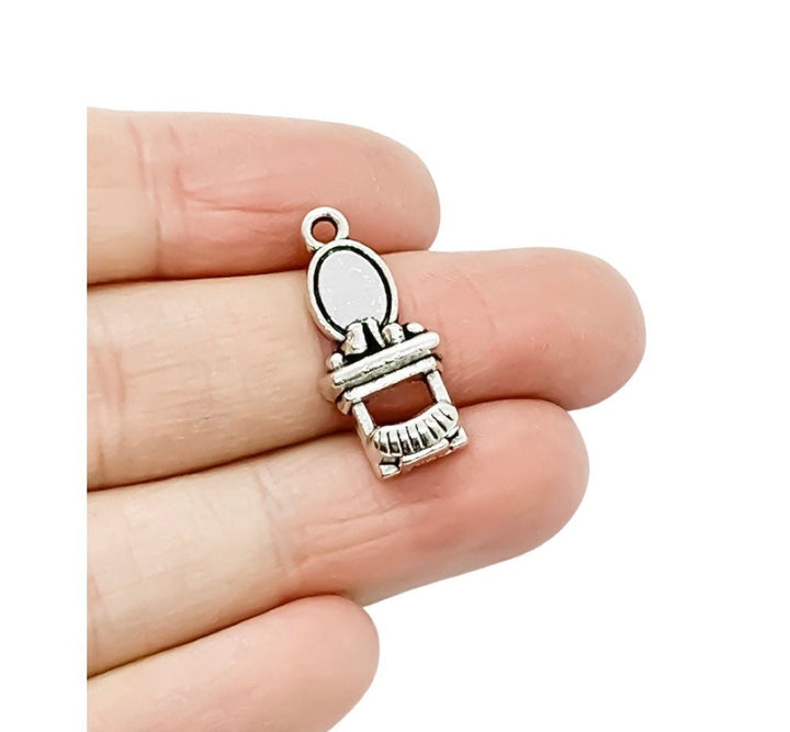 1 Tiny Makeup Counter Charm, Beauty Charms, Girls Charms, Charm, Mirror Charm, Teen Charm, Shopaholic, Shopping Charm, Makeup Artist Gift