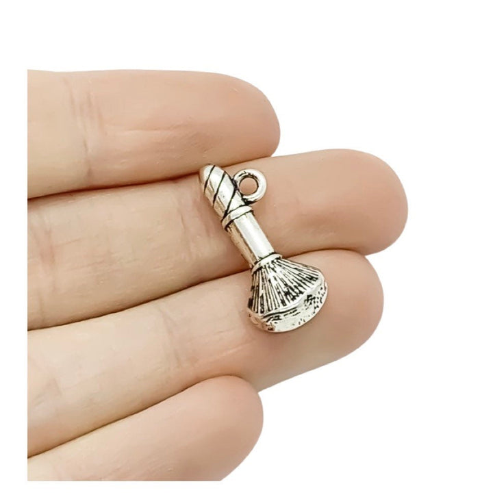 1 Makeup Brush Charm, Esthetician Charms, Individual Charm, Makeup Charm, Girlie Charm, Teen Girl Charm, Kabuki Brush Charm, Beauty Charms