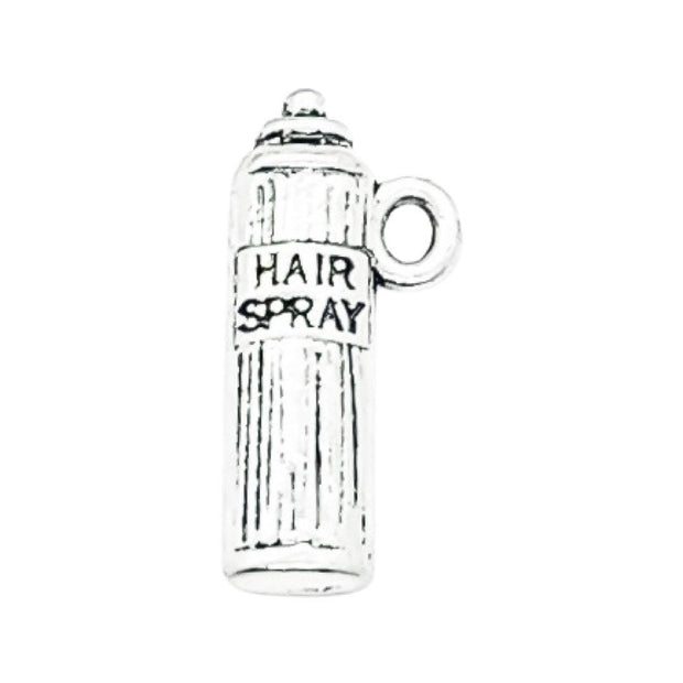 1 Hairspray Can Charm, Salon Charms, Individual Charm, Hair Stylist Gift, Girlie Charm, Teen Girl Charm, Hair Dresser Gift, Beautician Charm