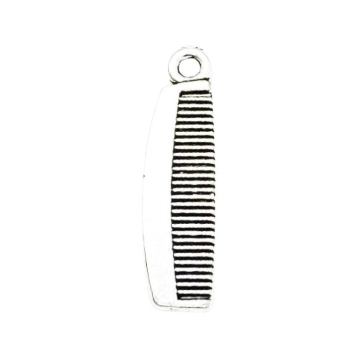 1 Tiny Hair Comb Charm, Salon Charms, Individual Charm, Hair Stylist Gift, Girlie Charm, Teen Girl Charm, Hair Dresser Gift, Hair Designer