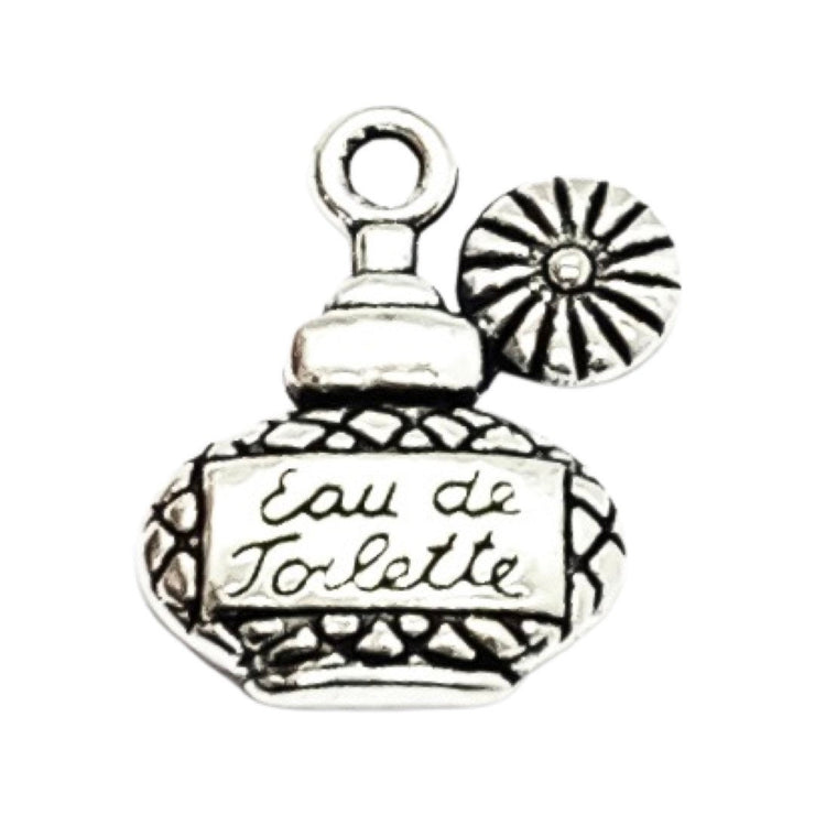 1 Eau de Toilette Charm, Tiny Parfum Bottle Charm, Beauty Charms, Girls Charms, Individual Charm, Vintage Charm, Girlie Charm, Mini Perfume