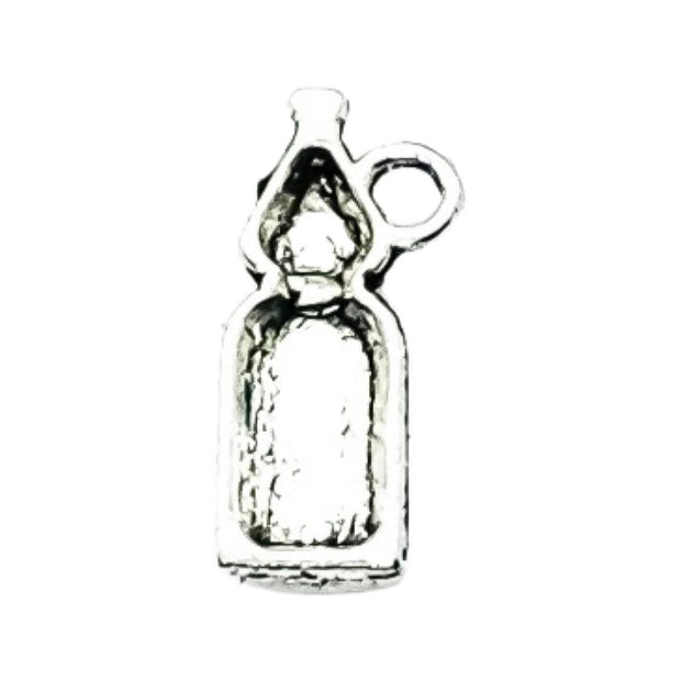 1 Baby Bottle Charm Silver, Individual Charms, Baby Charms, Pregnancy Charms, Nursery Charms, Baby Shower Charms, Mommy Charm, DIY Craft