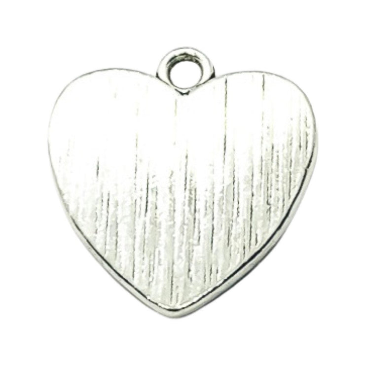 1 Heart Shaped Footprints Charm Silver, Individual Charms, Baby Charms, Mommy Charms, Mother Charms, DIY Craft, Cute Charms, Baby Pendant