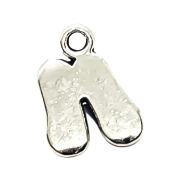 1 Baby Shoes Charm Silver, Tiny Baby Booties Charm, Individual Charms, New Baby Charms, Mommy Charms, Mom Charms, DIY Craft, Cute Charms