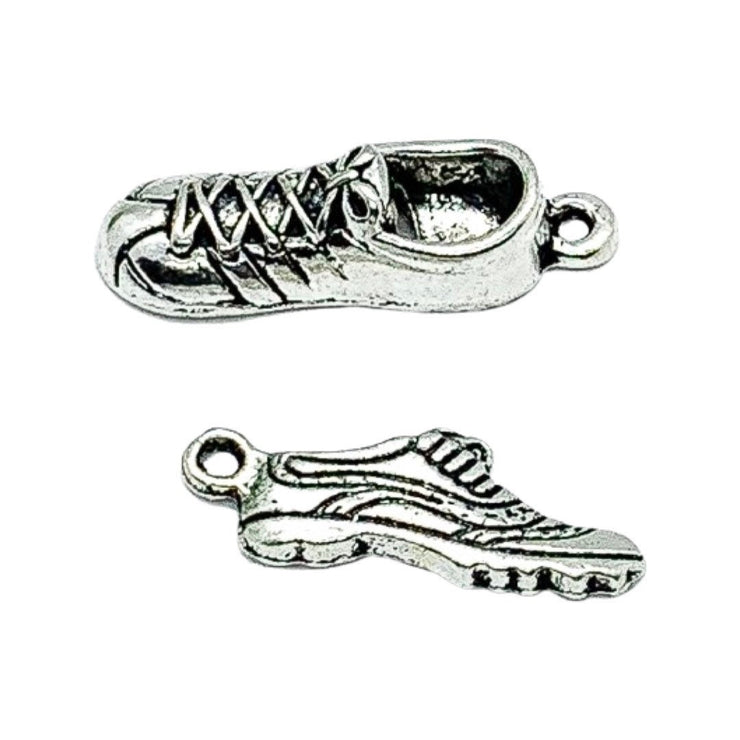 Running Shoe Charm, Running Charm, Runner Charms, Marathoner Charms, Fitness Charms, Jewelry Findings, Racing Charm, Stocking Stuffer