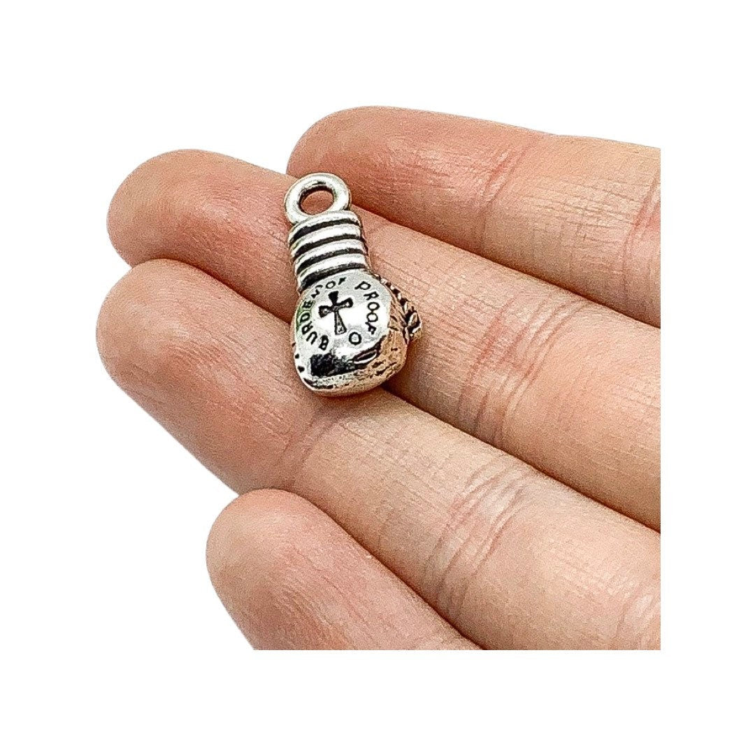 Boxing Charms Bundle, Charm Lot, Bulk, Boxing Gloves Charm, Boxing Bag Charm, Kickboxing Charm, Jewelry Findings, DIY, Stocking Stuffer