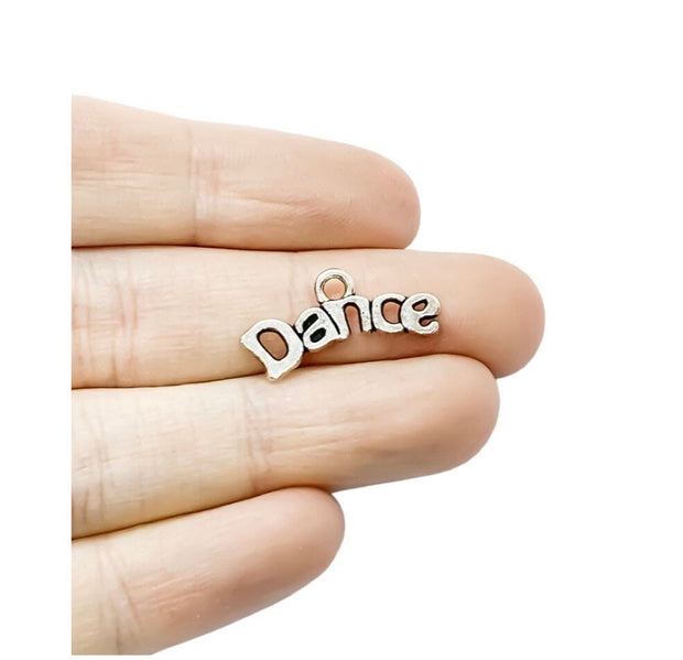 1 Dance Charm Silver, Dancer  Charms, Jazz Dancer Charm, Individual Charm, Dancing Charma, Hip Hop Dancing Charms, Gift for Dance Moms