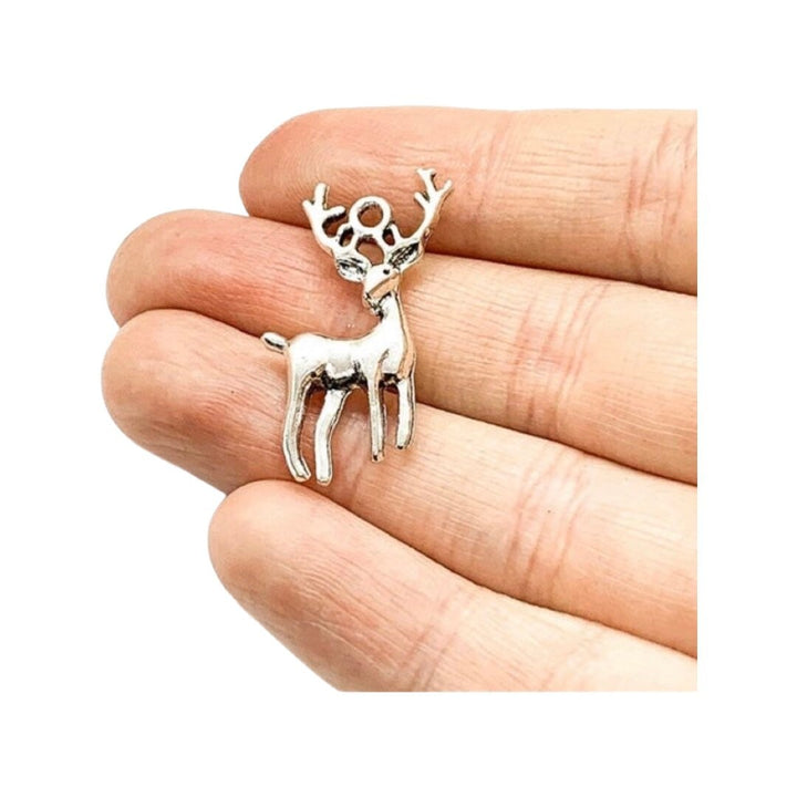 Lot de breloques de Noël, breloque couronne de Noël, breloque renne, breloques de Noël en gros, petit cadeau à glisser dans une chaussette, breloques de Noël