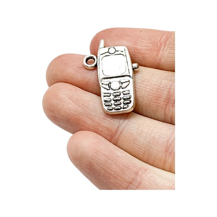 Lot de breloques technologiques ultimes, grand assortiment, en vrac, breloques pour femmes, breloques ordinateur, mini-ordinateur portable, mini-téléphone portable, apprêts pour bijoux