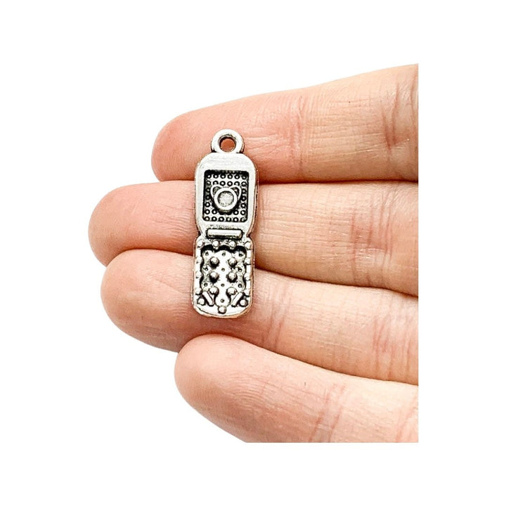 Lot de breloques technologiques ultimes, grand assortiment, en vrac, breloques pour femmes, breloques ordinateur, mini-ordinateur portable, mini-téléphone portable, apprêts pour bijoux