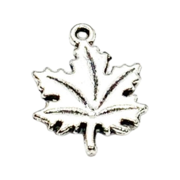 1 Maple Leaf Charm, Canada Charm, Individual Charms, Fall Charms, Patriotic Charm, Autumn Charms, Canada Day Charms, Jewelry Findings