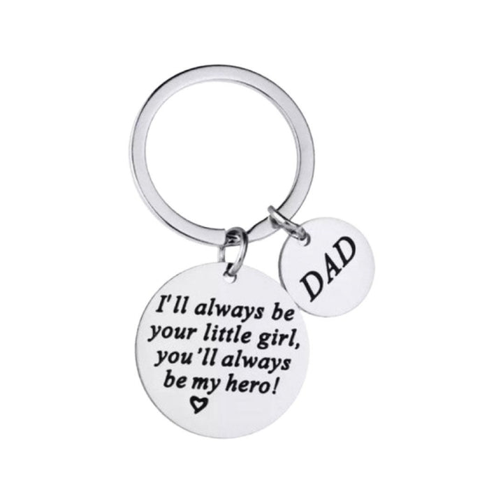 I’ll Always Be Your Little Girl Keychain, Mother of The Bride Gift from Daughter, Mom Keychain, Dad Keychain, Gift for Mother, Moving Away