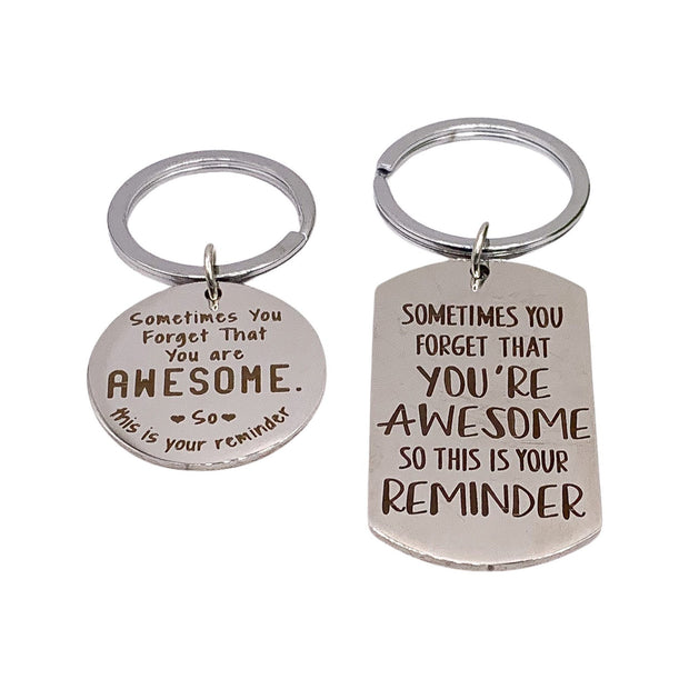 Reminder Gift, You’re Awesome Keychain, Uplifting Gift, Friendship Keychain, Cute Cheer Up Gift, Gift for Best Friend, Birthday Gift