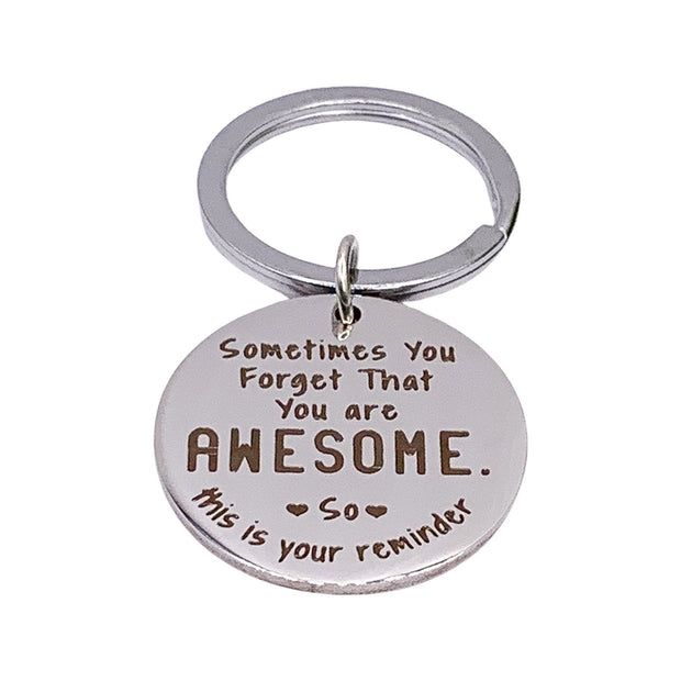 Reminder Gift, You’re Awesome Keychain, Uplifting Gift, Friendship Keychain, Cute Cheer Up Gift, Gift for Best Friend, Birthday Gift