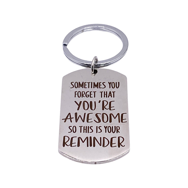 Reminder Gift, You’re Awesome Keychain, Uplifting Gift, Friendship Keychain, Cute Cheer Up Gift, Gift for Best Friend, Birthday Gift