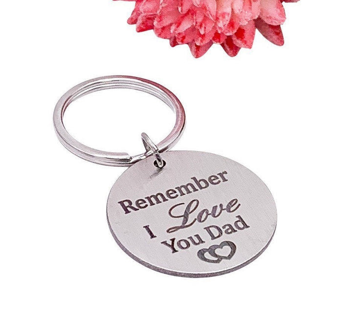 Son Gift from Dad, Remember I Love You, Going Away Gift, College Keychain, Teen Keychain, Student Gift, Moving Away Gift for Daughter