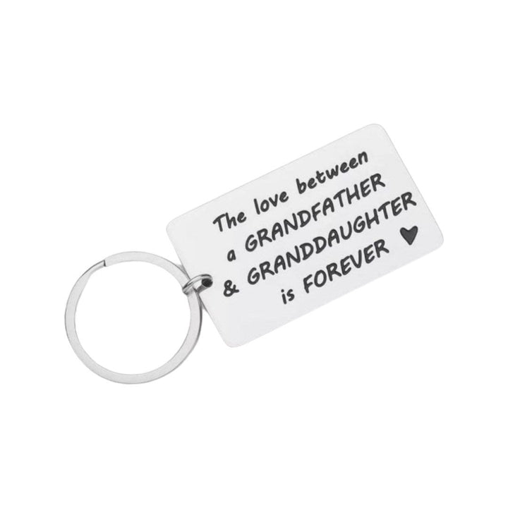 L'amour entre un grand-père et sa petite-fille est éternel. Porte-clés Papi, cadeau de sa petite-fille, cadeau d'anniversaire pour grand-père.